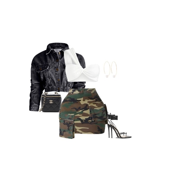 Camo mini skirt - Picture 1 of 4